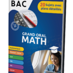 Couverture du livret Grand Oral Bac spécialité mathématiques 2026