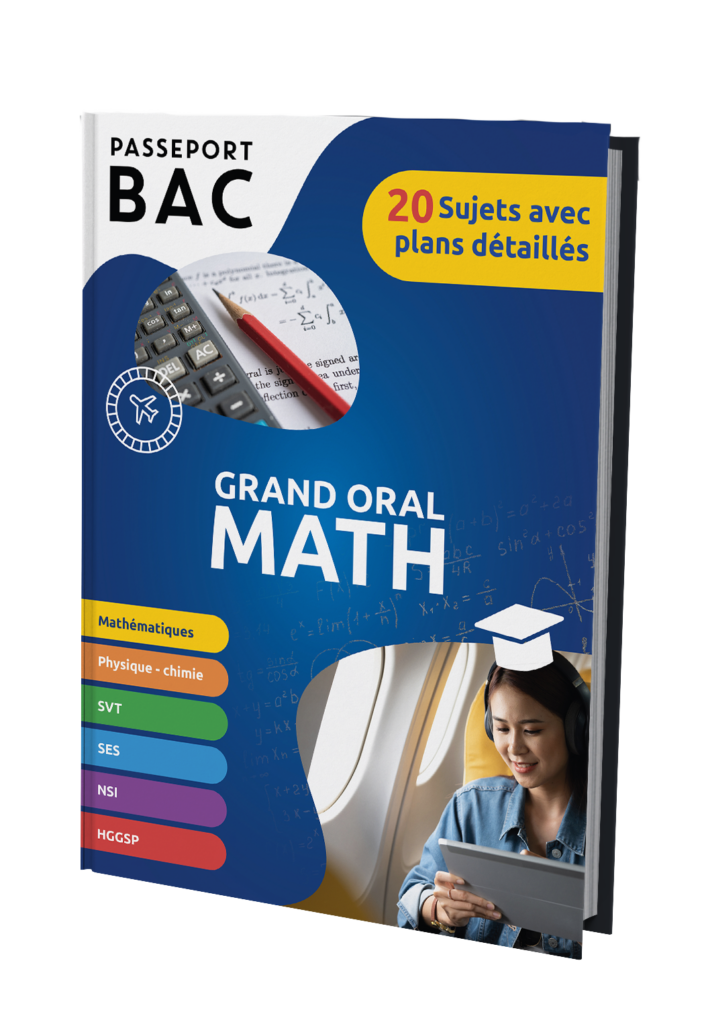 Couverture du livret Grand Oral Bac spécialité mathématiques 2026